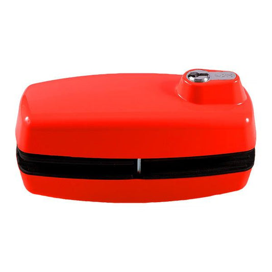 GAAB - T180 - Tempered Frameless Glass Door Lock - Reversible - 10 -12mm Doors - Red - UHS Hardware