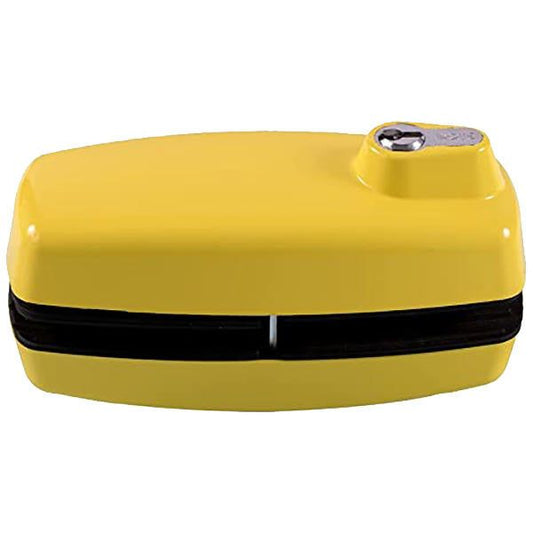 GAAB - T180 - Tempered Frameless Glass Door Lock - Reversible - 10 -12mm Doors - Yellow - UHS Hardware