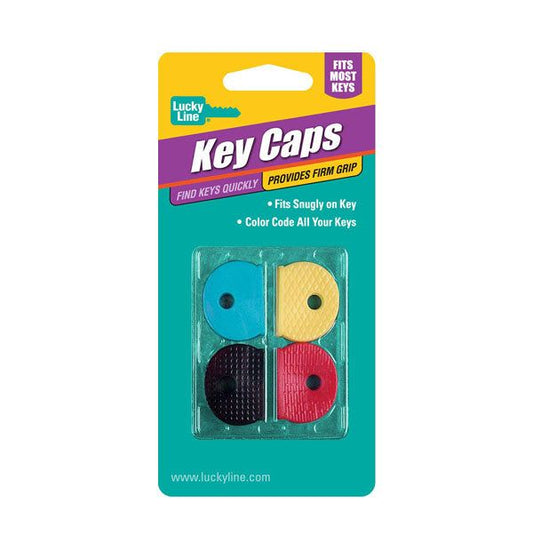 LuckyLine - 16504 - Key Cap - Standard Size - Assorted Colors (4 Pack) - UHS Hardware