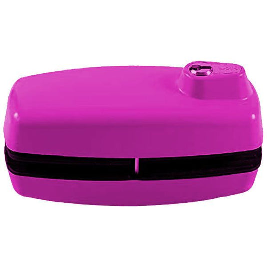 GAAB - T180 - Tempered Frameless Glass Door Lock - Reversible - 10 -12mm Doors - Pink - UHS Hardware