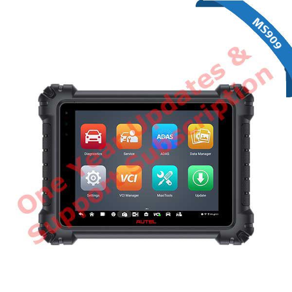Autel - MaxiSYS MS909 - Advanced Smart Diagnostic Tool - Updates & Support Sub - 1 YEAR - UHS Hardware