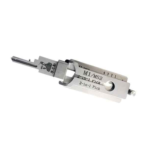 ORIGINAL LISHI - M1 / MS2 Master Padlocks Keyway Tool - 2-in-1 Pick - UHS Hardware