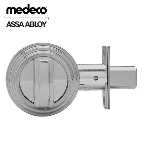 Medeco Maxum Residential BiAxial - Single Deadbolt - Backset 2-3-8" - 19 - Satin Nickel - UHS Hardware