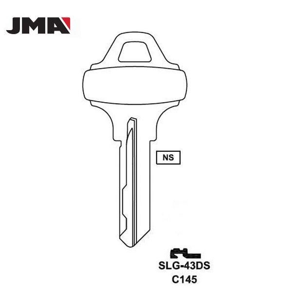 Schlagle SCH / C145 6-Pin Key Blank - Brass (JMA-SLG-43DS) - UHS Hardware