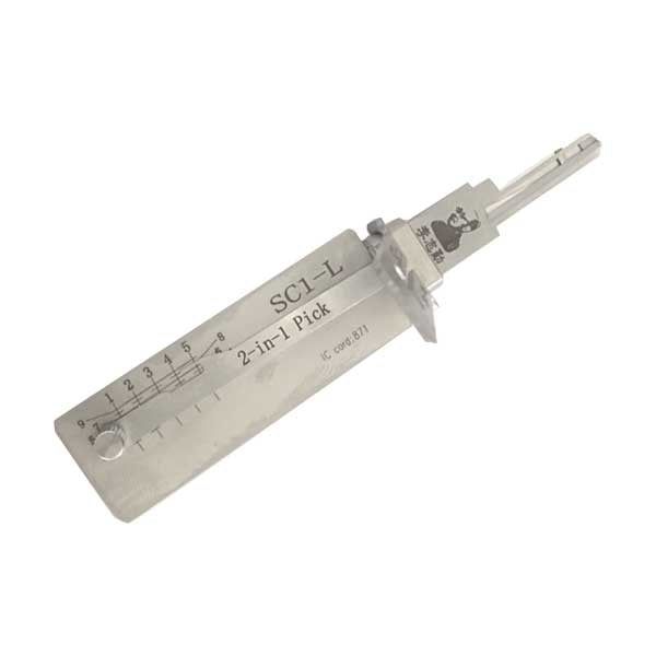 ORIGINAL LISHI - SC1- L / Left Handed / Residential Commercial Pick & Decoder - Anti Glare - UHS Hardware