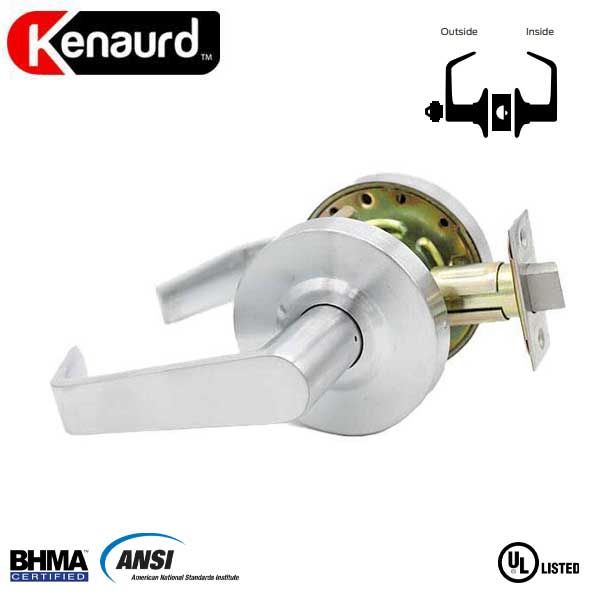 Commercial Lever Handle - 2-3/4” Standard Backset - Satin Chrome - Classroom - Grade 2 - UHS Hardware