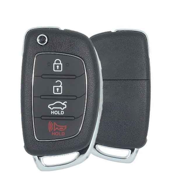 2015-2017 Hyundai Sonata / 4-Button Flip Key / PN: 954430-C1010 / TQ8-RKE-4F16 - UHS Hardware