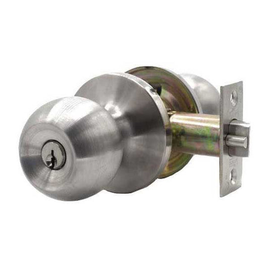 Premium Knobset - Stainless Steel - Entrance - Grade 3 - ( SC1 / KW1 ) - UHS Hardware