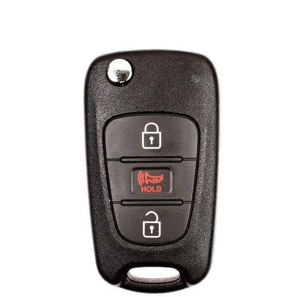 2010-2013 Kia Soul / 3-Button Flip Key / PN: 95430-2K340 / NY0SEKSAM11ATX (AM F/L) - HY15 (RFK-KIA-SOL340) - UHS Hardware