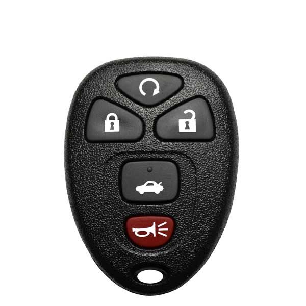 2004-2012 GM / 5-Button Keyless Entry Remote / PN: 22733524 / KOBGT04A (R-GM-501) - UHS Hardware