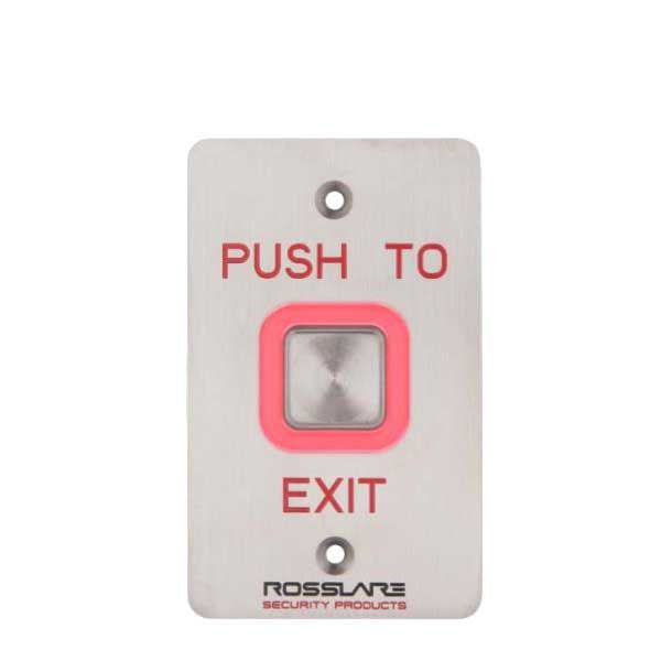 Rosslare - EX07EO - Request To Exit Button w/Toggle - Digital Piezo- 12-24 VDC - UHS Hardware