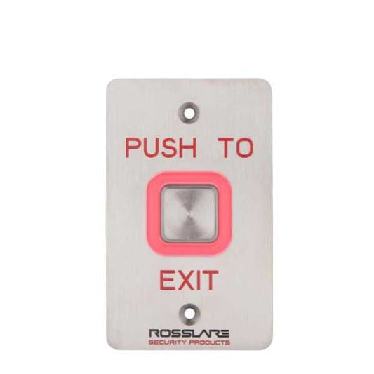 Rosslare - EX07EO - Request To Exit Button w/Toggle - Digital Piezo- 12-24 VDC - UHS Hardware