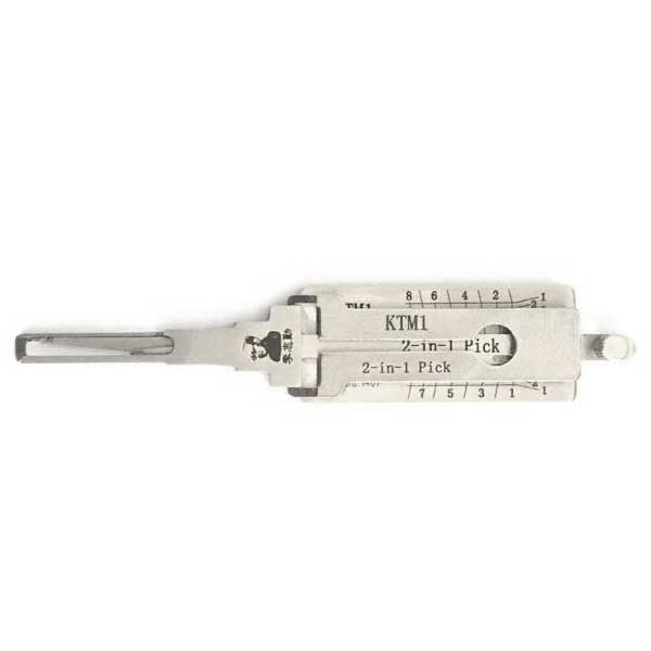 ORIGINAL LISHI - KTM1 / KTM Yamaha Motor Bikes / 2-in-1 Pick & Decoder - Anti Glare - UHS Hardware