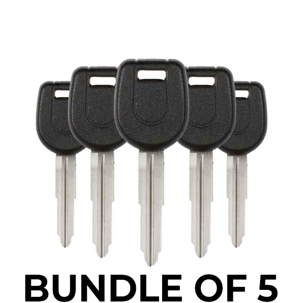 5 x Mitsubishi MIT17 - Transponder Key - 46 MITS Chip (BUNDLE OF 5) - UHS Hardware