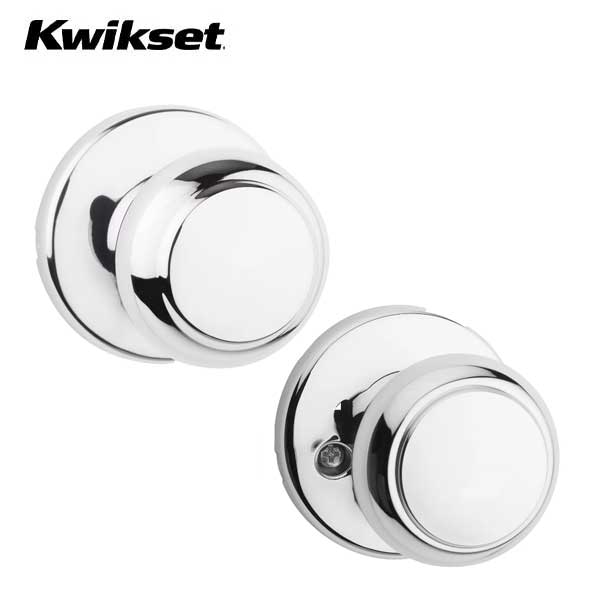Kwikset - Cove Knob Set - Round Rose - Optional Finish - Optional Function - Grade 3 - UHS Hardware