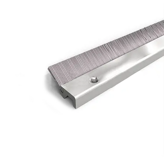 NGP - Brush Weatherstrip - Nylon Brush - 36"x84" - Fire Rated - Aluminum - Anodized Aluminum - UHS Hardware