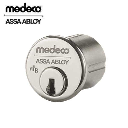 Medeco - BiLevel 1-1/4" Mortise Cylinder - 26 - Satin Chrome - DLQ Keyway - UHS Hardware
