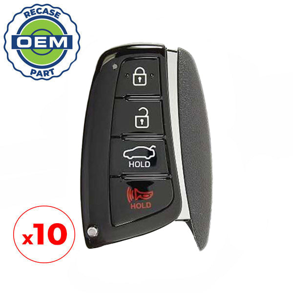 10 x 2015-2017 Hyundai Azera / 4-Button Smart Key / PN: 95440-3V022 / SY5DMFNA433 (OEM Recase)