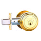 Medeco - 11TR604 - Maxum Residential Deadbolt - Single Cylinder - 2-3/4 - 6-Pin - Gold - UHS Hardware
