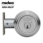 Medeco - 11TR503 - Maxum Residential - M3 - Single Deadbolt - 2-3/8" Backset 1" Front - 26 - Satin Chrome - Cylinder x Thumbturn - DLQ Keyway - Grade 1 - UHS Hardware