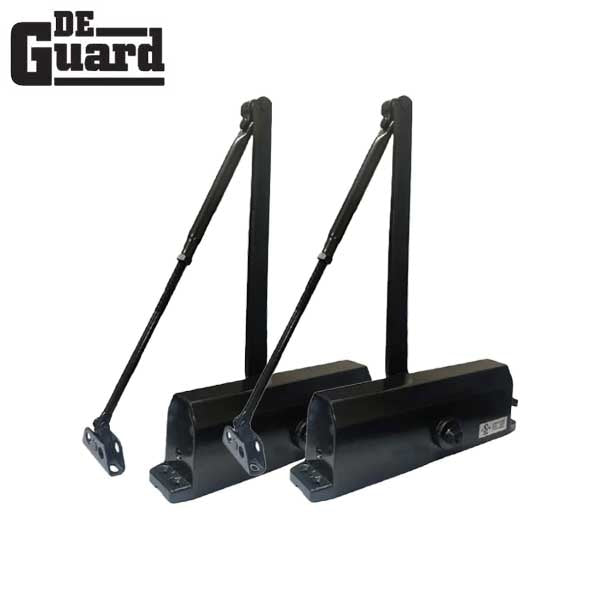2 X Hydraulic Door Closer / Back Check W/ P.a Bracket - Grade 1 Duradonic Size 4 (Bundle Of 2) (2