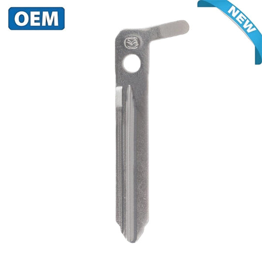 Genuine OEM Mazda key blade DJY0-76-201 with Mazda logo