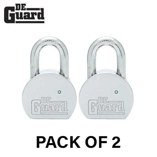 2x Premium - Solid Iron Padlock - SC1 Keyway - Short Shackle 1" - Keyed Alike #1 (BUNDLE OF 2) (2 For 1) - UHS Hardware