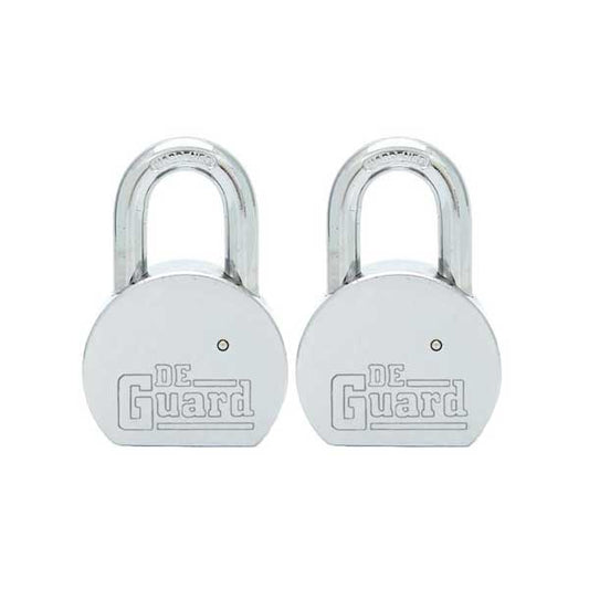 2x Premium - Solid Iron Padlock - SC1 Keyway - Short Shackle 1" - Keyed Alike #1 (BUNDLE OF 2) (2 For 1) - UHS Hardware