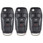 3 x 2019-2020 Ford Transit / 4-Button Flip Key / PN: 164-R8236 / N5F-A08TAA (AFTERMARKET) ( Pack of 3 )