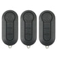 3 x 2012-2017 Fiat 500 / Dodge Ram Promaster City / 3-Button Flip Key / LTQF12AM433TX / Delphi BCM (AFTERMARKET) ( Pack of 3 )