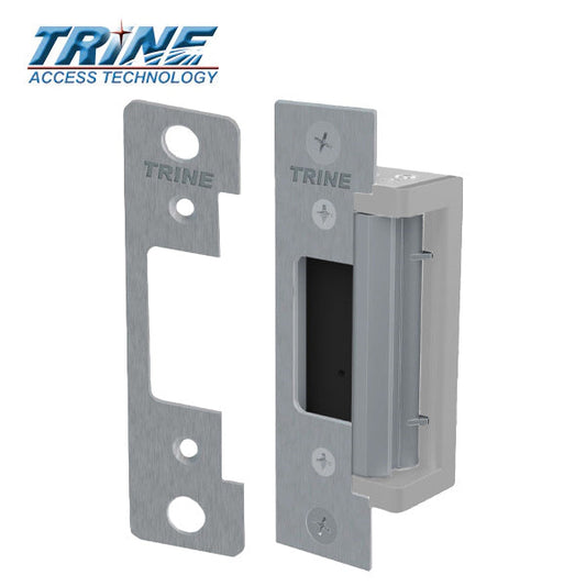 Trine - 4300 -  Electric Strike - 4 Faceplates - Satin Stainless Steel Finish - Grade 1