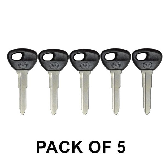 5 x 2000-2005 Mazda Transponder Keys  / PN: BJYV-76-2GX / BJYD-76-2GX (8C Chip) (OEM) (Pack of 5) - UHS Hardware