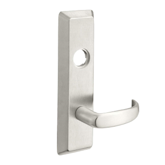 Yale - 626F - Escutcheon Trim - Classroom / Storeroom Function For 6100 Series Exit Devices - Less Cylinder - LHR - Pacific Beach Lever - Stainless Steel - Grade 1 - UHS Hardware