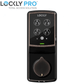 Lockly- PGD728WVB- Secure PRO Wi-Fi -Bluetooth App Controlled- Fingerprint Biometric Electronic Deadbolt-Includes Wi-Fi Hub- Venetian Bronze