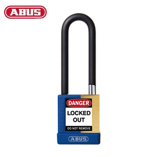 Abus - 20077 - Plastic-Covered Aluminum Core Padlock 74M/40 - 3" Shackle - Optional Keying - Optional Finish - Optional Number Of Locks - UHS Hardware