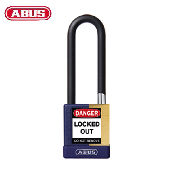 Abus - 20077 - Plastic-Covered Aluminum Core Padlock 74M/40 - 3" Shackle - Optional Keying - Optional Finish - Optional Number Of Locks - UHS Hardware