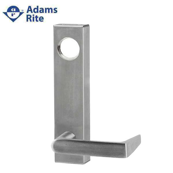 Adams Rite - 3080 - Entry Lever Trim - Square Lever - Satin Stainless Still - Non-Handed