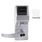 Alarm Lock Trilogy - PDL3075IC - Digital PROX Keypad Lever Set w/ Audit Trail - Regal Lever - IC Core Prepped Corbin Russwin - Grade 1 - Satin Chrome