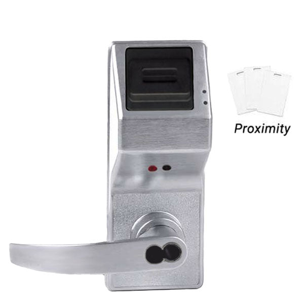 Alarm Lock Trilogy - PDL3075IC - Digital PROX Keypad Lever Set w/ Audit Trail - Regal Lever - IC Core Prepped Corbin Russwin - Grade 1 - Satin Chrome