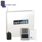 Alarm Lock Trilogy - NETPDK - Networked Wireless Proximity Keypad - 5000 Users - 35K Trail - Net Panel 2-Door Access Controller - Satin Chrome