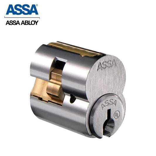 ASSA - 98600IC - Large Format IC Core - LFIC - 6 Pins - 626 - Satin Chrome - UHS Hardware