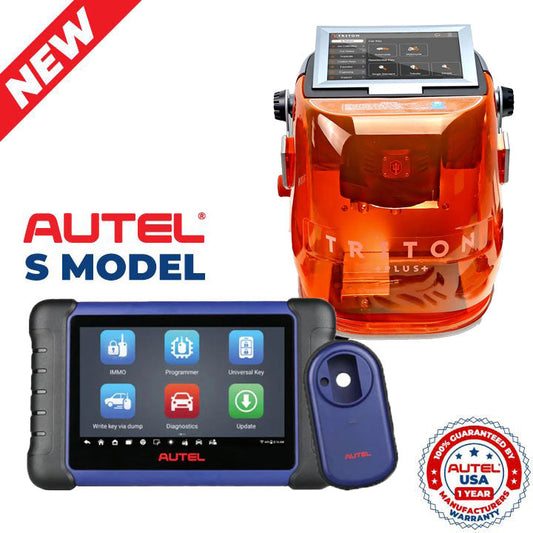 Autel - MaxiIM IM508S (Autel USA) + Triton PLUS (Ultimate Edition) - Key Cutting and Programming Bundle