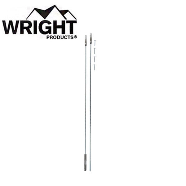 Wright - V691 - Turnbuckle - 50" - Narrow Wood / Vinyl Doors - Zinc Plated - UHS Hardware