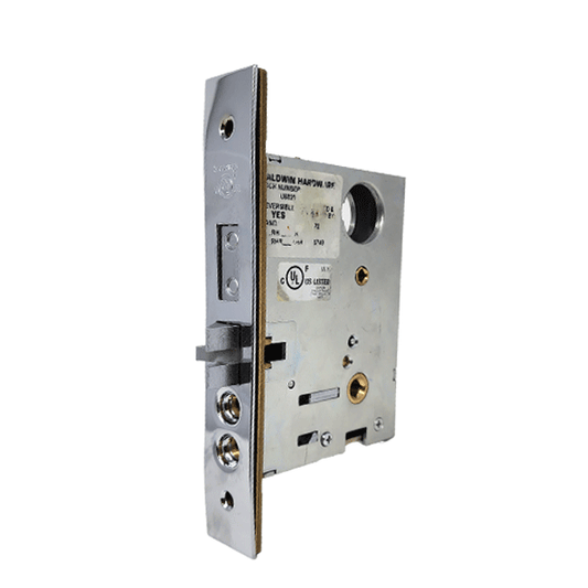 Baldwin - 6020 - Mortise Lock - 2 3/4" Backset - Entrance - Optional Handing - 260 - Polished Chrome