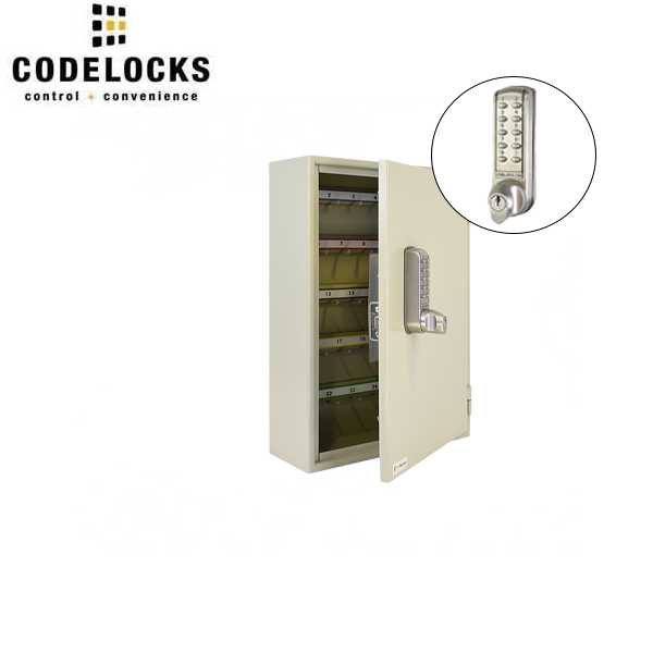 CodeLocks - Key Secure Extra Security Key Cabinet w/ CL2255 - Medium Duty - Electronic Lock - Tubular Mortise Latch - Key Override - Optional Lock Prep - Optional Size - UHS Hardware