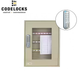 CodeLocks - Key Secure View Hook Key Cabinet w/ KL1200 - IP54 - Heavy Duty - Keyless Access - Private & Public Function - Master & User - Optional Cabinet Size - UHS Hardware