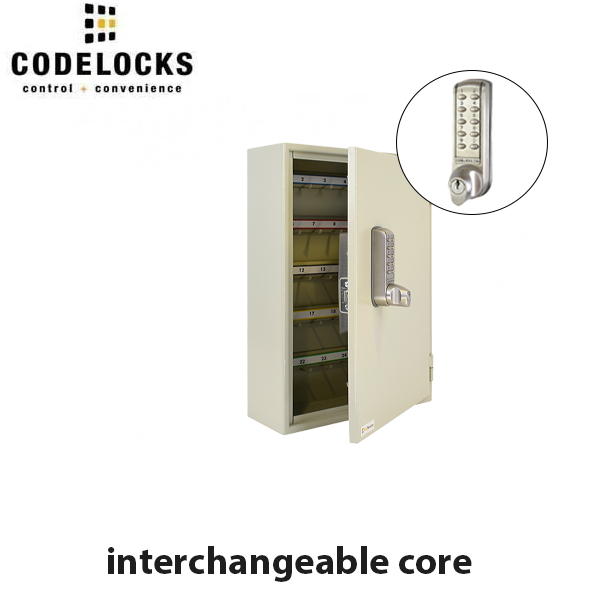 CodeLocks - Key Secure Extra Security Key Cabinet w/ CL2255 - Medium Duty - Electronic Lock - Tubular Mortise Latch - Key Override - Optional Lock Prep - Optional Size - UHS Hardware