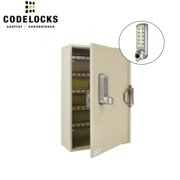 CodeLocks - Key Secure Hook Key Cabinet w/ CL2255 - Electronic Lock - Tubular Mortise Latch - Optional Size - Optional Lock Prep - UHS Hardware