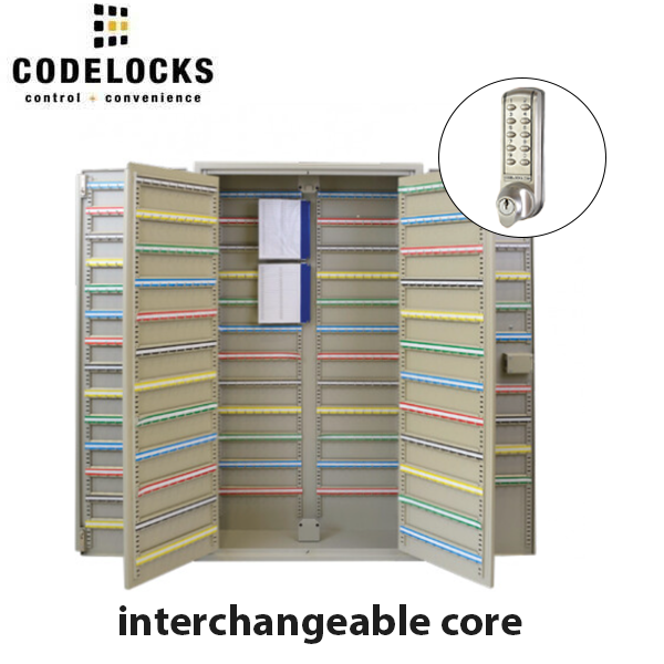 CodeLocks - Key Secure Extra Security Key Cabinet w/ CL2255 - Medium Duty - Electronic Lock - Tubular Mortise Latch - Key Override - Optional Lock Prep - Optional Size - UHS Hardware