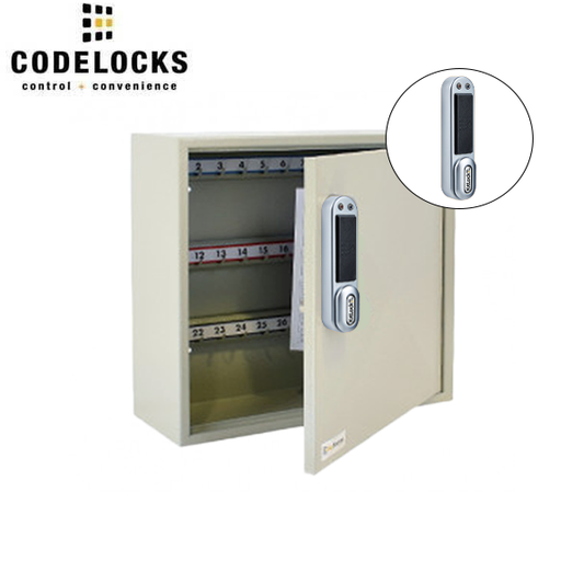 CodeLocks - Key Secure Hook Key & Padlock Cabinet w/ KL1050 - RFID - Keyless Access - Private & Public Function - Master & User - Optional Storage - UHS Hardware